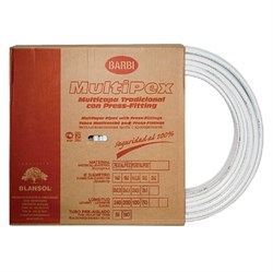 Металлопластиковая труба 3-х слойная Barbi Blansol 26 х 3.0 бухта 50 м - фото 16543