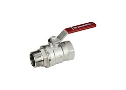 Кран шаровый Giacomini R254DL хром Ду 20 ВР/НР (ручка) - фото 26048