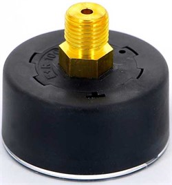 Манометр аксиальный Watts, размер 1/4", ф 50 мм, 0-10 бар - фото 30791