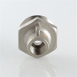 Переходник Valtec Нр-Вр 1" х М10 для подключения датчика температуры теплосчетчика - фото 32847