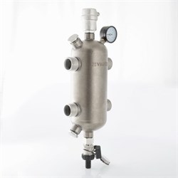 Гидрострелка Valtec VAR05, 1 1/4" Нр, нерж сталь, со встроенным сепаратором - фото 32879