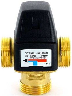 Термосмеситель ESBE VTA 322 1" Нр, Kvs 1.6 м3/час - фото 32989