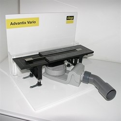 Трап универсальный, с ножками, h=70мм, без решетки Viega Advantix Vario, регулируемая длина 30-120см (721671) - фото 37237