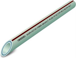 Труба полипропиленовая WAVIN EKOPLASTIK Fiber Basalt Plus S (базальтовое волокно) 63x8.6 - фото 39162