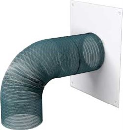 Плащадка торцевая металлическая 196 х 236, фланец D 120 - фото 41024