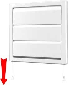 Решетка вентиляционная с регулируемым живым сечением, разъемная, 212х212 с фланцем D160 - фото 41270