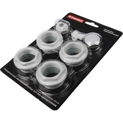 Монтажный комплект для радиатора отопления Rommer 3/4", без кронштейнов - фото 43494