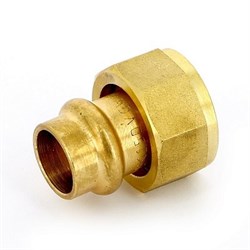 Муфта с накидной гайкой пресс для медных труб Banninger (IBP) 35 x 1 1/2" - фото 44482