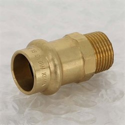 Муфта НР пресс для медных труб Viega 15 x 3/4" - фото 44745