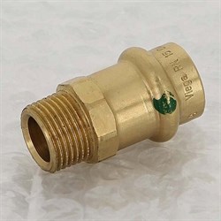 Муфта НР пресс для медных труб Viega 15 x 3/4" - фото 44746