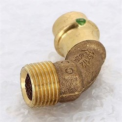 Угол НР пресс для медных труб Viega 12 x 1/2" - фото 45182