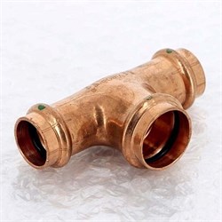 Тройник редукционный пресс для медных труб Viega 15 x 22 x 15 - фото 45358