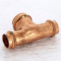 Тройник редукционный пресс для медных труб Viega 15 x 22 x 15 - фото 45359