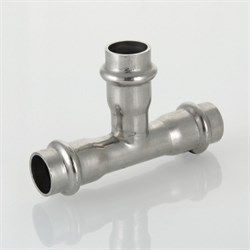 Тройник редукционный пресс для труб из нержавеющей стали Valtec 28 x 15 x 28 - фото 46170