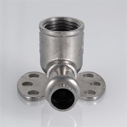 Водорозетка пресс для труб из нержавеющей стали Valtec 15 x 1/2" - фото 46288