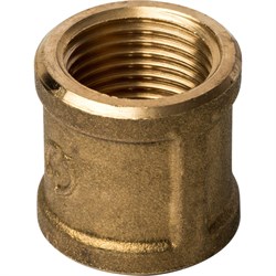 Муфта ВВ латунная Stout 1/2" - фото 46903