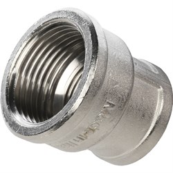 Муфта переходная ВВ никелированная Stout 3/4" x 1/2" - фото 47044