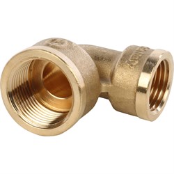 Угол переходной ВВ латунный Stout 3/4" x 1/2" - фото 47428