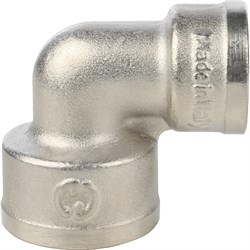 Угол переходной ВВ никелированный Stout 1" x 3/4" - фото 47469