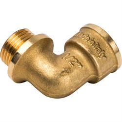 Угол с упором НВ латунный Stout 2" - фото 47509