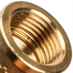 Угол с упором НВ латунный Stout 2" - фото 47510