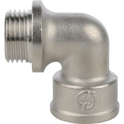 Угол с упором НВ никелированный Stout 3/4" - фото 47528