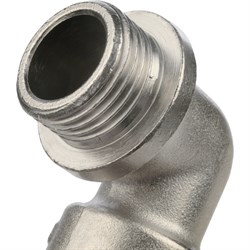 Угол с упором НВ никелированный Stout 3/4" - фото 47531