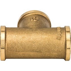 Тройник ВВ латунный Stout 3/8" - фото 47599