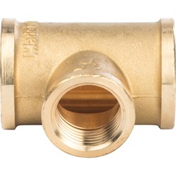 Тройник переходной ВВ латунный Stout 3/4" x 1/2" x 3/4" - фото 47675