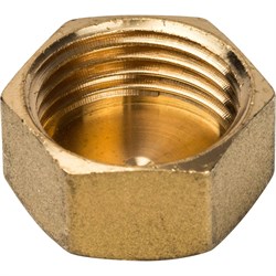 Заглушка ВР латунная Stout 1/2" - фото 47758