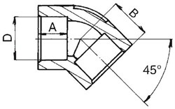 Угольник FV Plast 20 х 45° - фото 48417