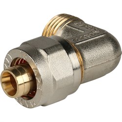 Угол НР обжимной для мeталлопластиковых труб Stout 32 x 1" - фото 49020