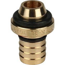 Угол НР обжимной для мeталлопластиковых труб Stout 32 x 1" - фото 49029