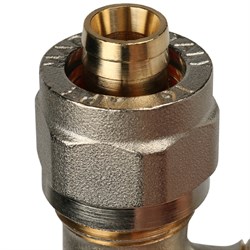 Угол НР обжимной для мeталлопластиковых труб Stout 32 x 1 1/4" - фото 49035