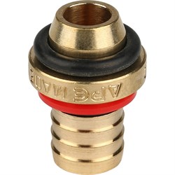 Тройник НР обжимной для мeталлопластиковых труб Stout 32 x 1" - фото 49269
