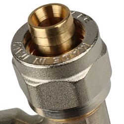 Тройник ВР обжимной для мeталлопластиковых труб Stout 20 x 1/2" - фото 49287
