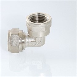 Угол ВР обжимной для мeталлопластиковых труб Valtec 16 x 3/4" - фото 49789