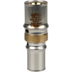 Муфта редукционная пресс для мeталлопластиковых труб Stout 20 x 16 - фото 50371