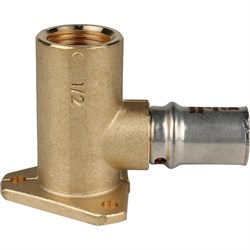 Водорозетка ВР удлиненная пресс для мeталлопластиковых труб Stout 20 x 1/2" - фото 50664