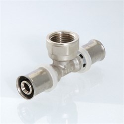 Тройник ВР пресс для мeталлопластиковых труб Valtec 20 x 3/4" - фото 51119