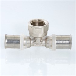 Тройник ВР пресс для мeталлопластиковых труб Valtec 20 x 3/4" - фото 51120