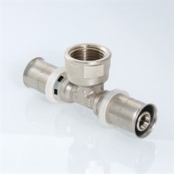 Тройник ВР пресс для мeталлопластиковых труб Valtec 20 x 3/4" - фото 51121