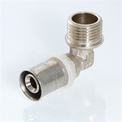 Угол НР пресс для мeталлопластиковых труб Valtec 26 x 1" - фото 51209
