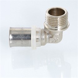 Угол НР пресс для мeталлопластиковых труб Valtec 26 x 1" - фото 51210