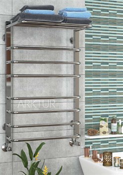 Полотенцесушитель водяной Terminus Арктур с полкой 530 x 1031 x 500 - фото 52622