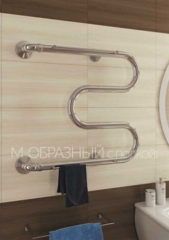 Полотенцесушитель водяной Terminus М-образный с полкой 700 x 532 x 500 - фото 52826