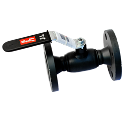 Кран шаровой стальной фланцевый Danfoss JIP Standard 065N9624 Ду 40 Ру16 - фото 55809