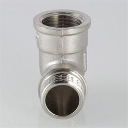 Угол латунный никелированный ВН Valtec 1" - фото 56027
