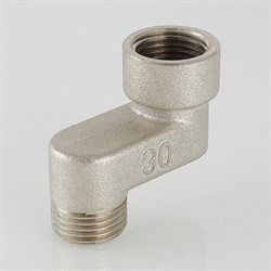 Эксцентрик латунный никелированный ВН Valtec 1/2" x 1/2" x 10 - фото 56049