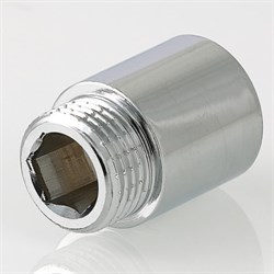 Удлинитель латунный хромированный ВН Valtec 1" x 30 - фото 56244